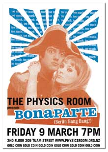 Poster: Bonaparte - Berlin Bang Bang Tour - Friday 9 March 2007, 7pm