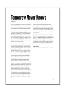 View Tomorrow Never Knows. Essay by Andrew Paul Wood as a PDF