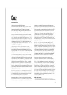 View Cuz. Essay by Megan Tamati-Quennell as a PDF