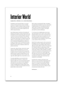 View Interior World. Essay by Kate Montgomery as a PDF