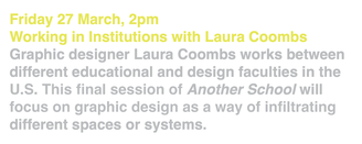 Working in Institutions with Laura Coombs