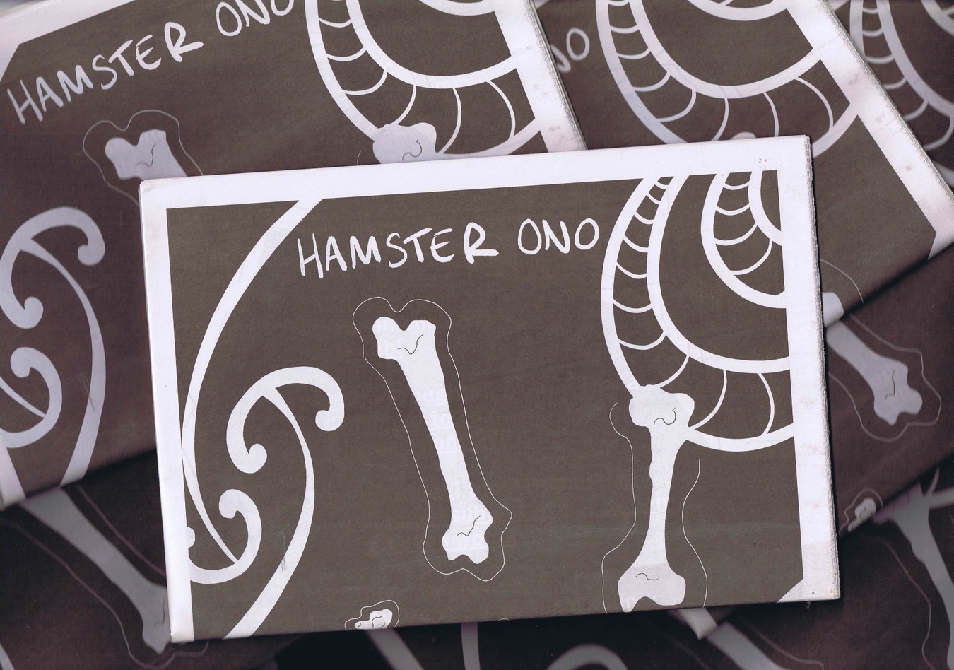 HAMSTER Issue Ono, Cover Design by Jess Thompson-Carr.