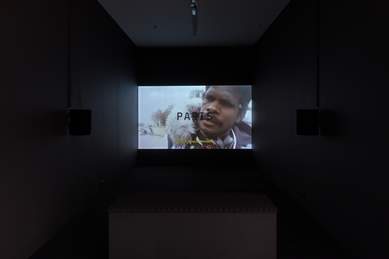 Image: Karrabing Film Collective, Day in the Life (installation view), 2020. Part of Programme 2 curated by Michelle Wang. Photo: Janneth Gil.