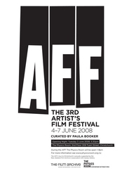 The 3rd Artist’s Film Festival