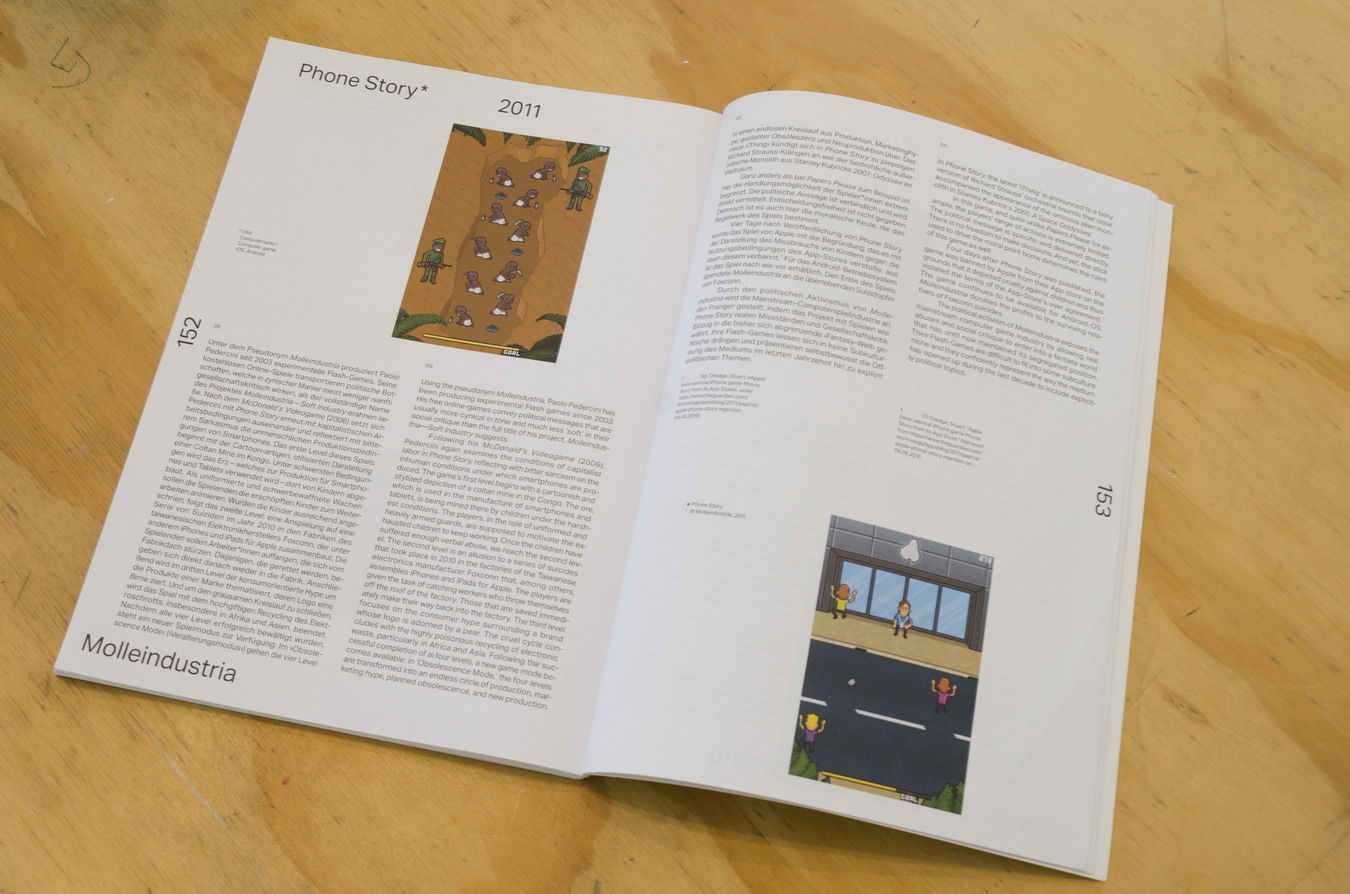 Games and Politics Exhibition Catalogue. 2014. Image: Mitchell Bright.