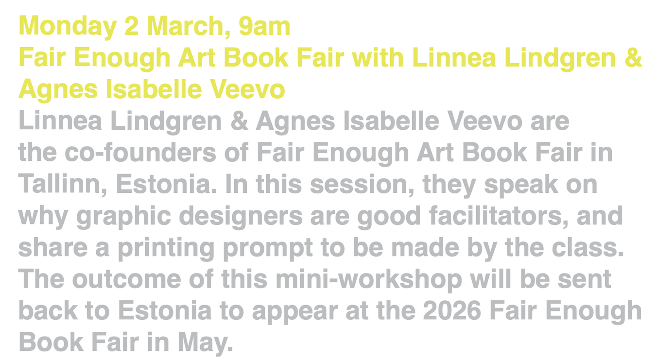 Fair Enough Art Book Fair