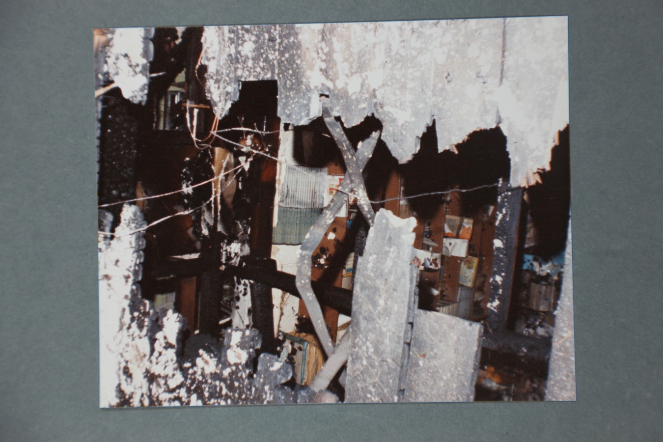Image: Damage caused by a suspected arson fire at The Dorian, Christchurch, 1986. Courtesy the LAGANZ Archive.