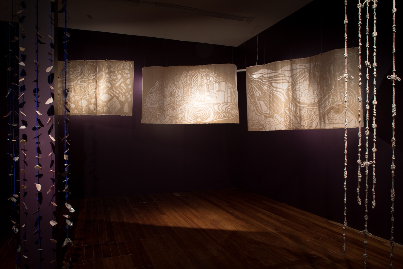 Image: Tessa Ma’auga, Longing for homeland (installation view), 2022. Photo: Janneth Gil.