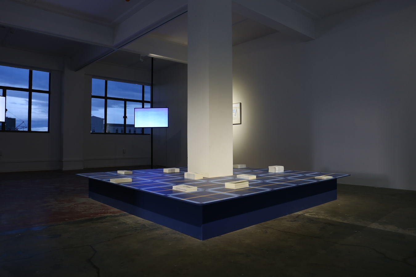 Share/Cheat/Unite, installation view of Yu-Cheng Chou, A Working History Lu Chieh-Te, 2012, commissioned by Te Tuhi in Auckland for the exhibition Share/Cheat/Unite, 2016. Image: Daegan Wells.