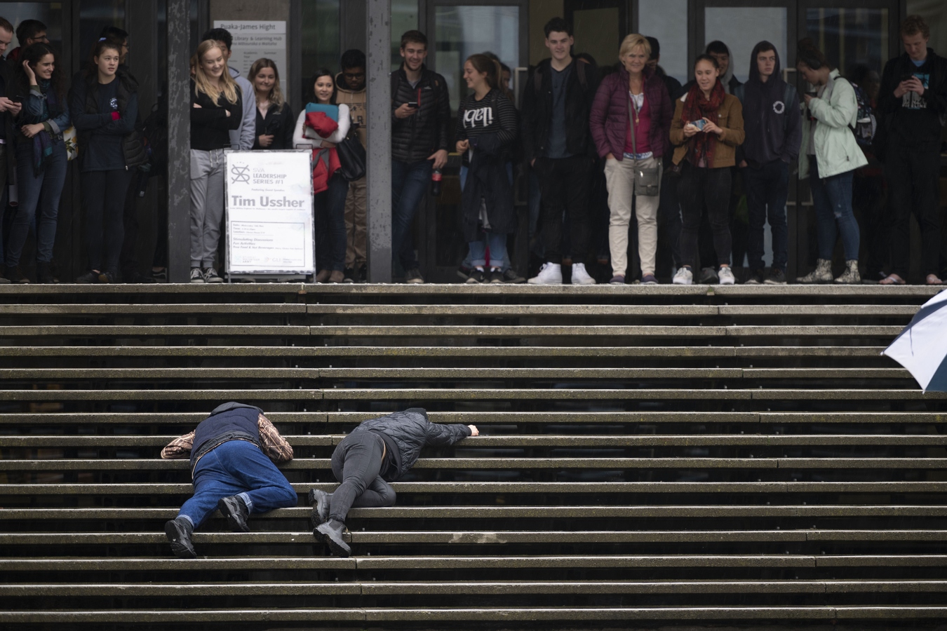 Innocent Bystanders, University of Canterbury performance, Wednesday 16 May. Photo: Stuart Lloyd-Harris.