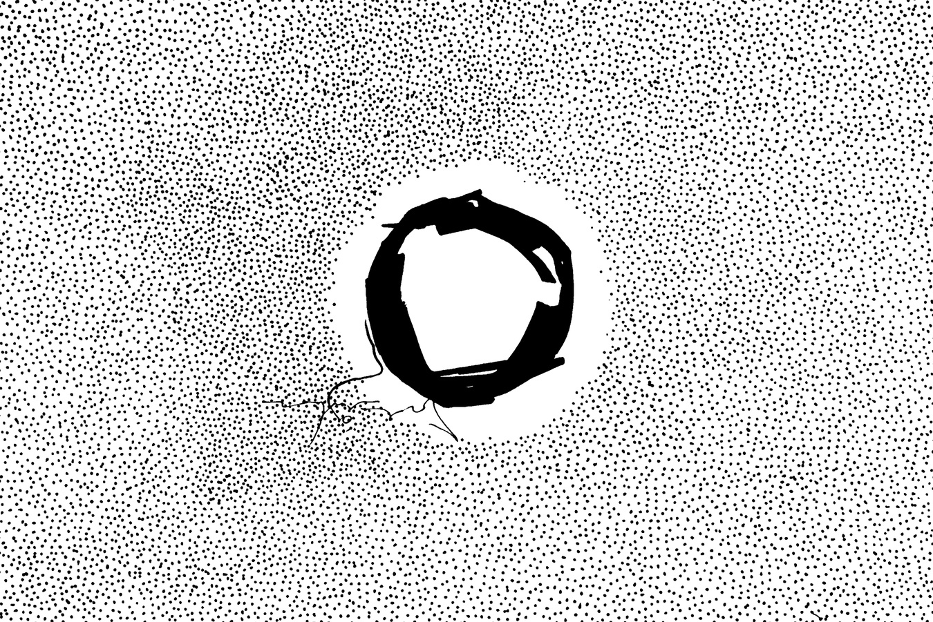 Clara Wells, Noise Through Spaces (still), hand drawn animation, 2018. Image courtesy of the artist.