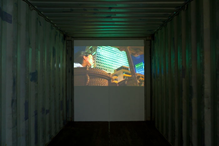 Yuk King Tan, The Drummer, installation view Courtesy of Sue Crockford Gallery, Auckland. Photo credit Tim J. Veling