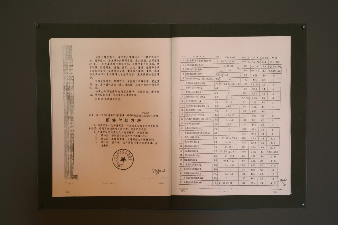 Selected reproductions from Reprint #2: Shanghai Fax (detail), collated by Fayen d’Evie and Caitlin Patane. Image: Daegan Wells.