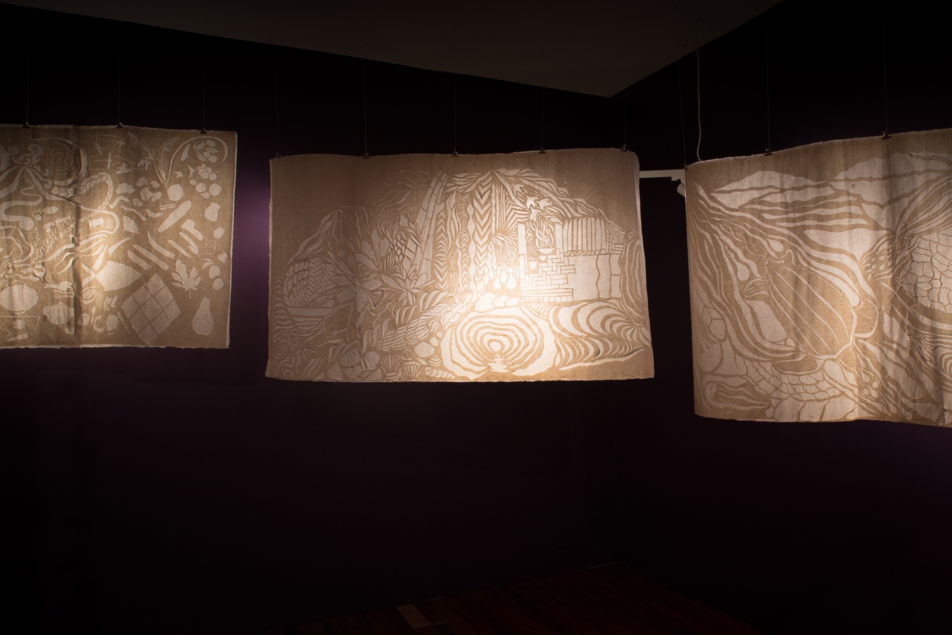 Image: Tessa Ma’auga, Longing for homeland (installation view), 2022. Photo: Janneth Gil.