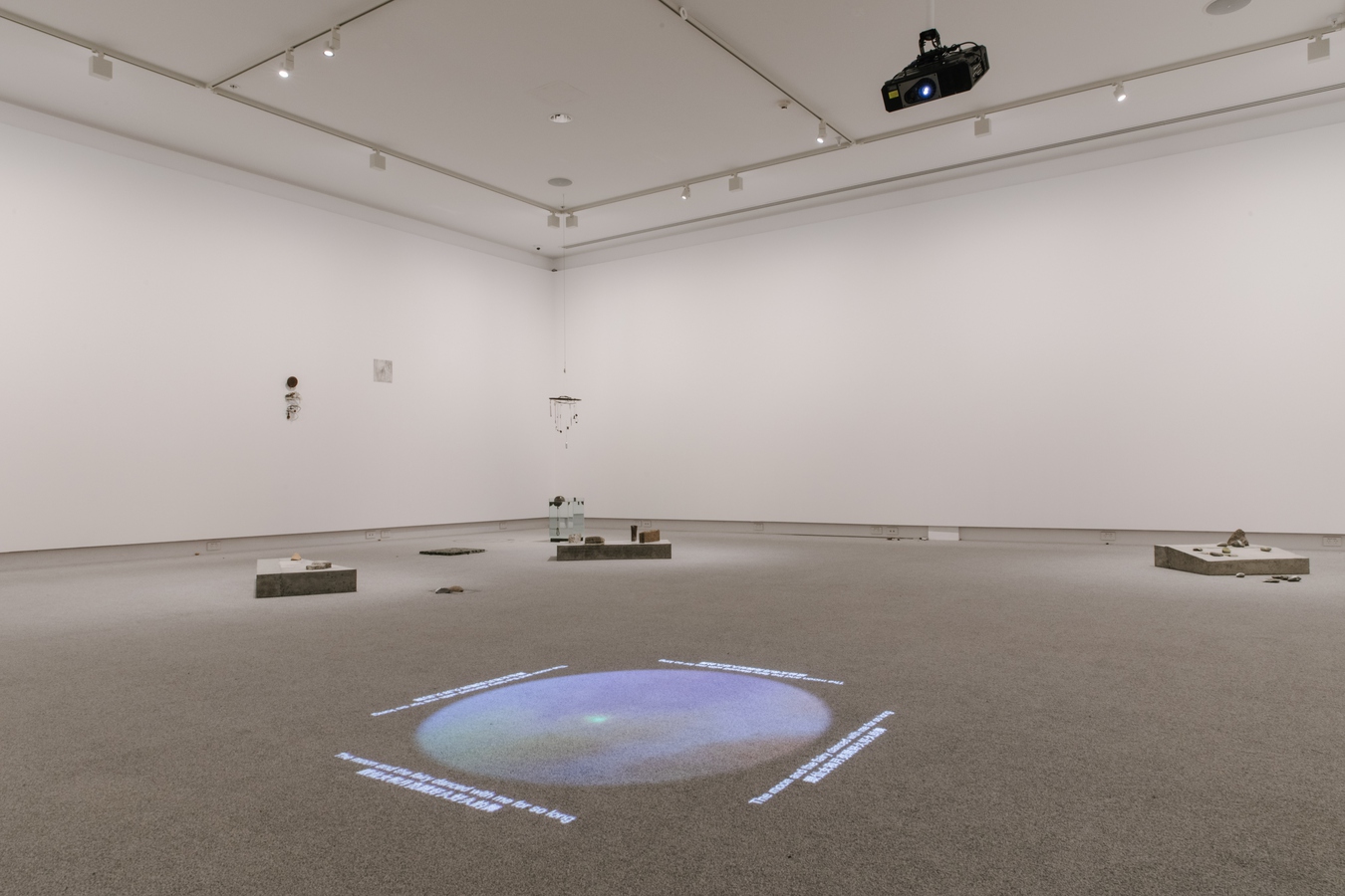 Image: The moon and the pavement (installation view), 2022. Photo by Nancy Zhou.