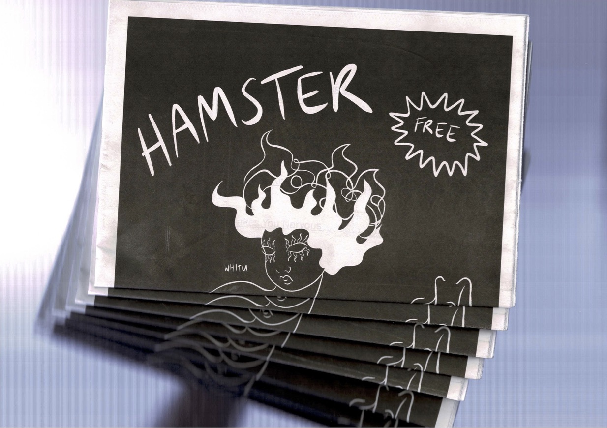HAMSTER Magazine, Issue Whitu. Cover Design by Jessica Thompson-Carr.
