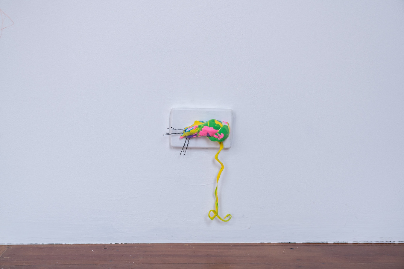 Abigail Aroha Jensen, Rat I, 2025. Foam air clay, bobby pins. Photo by Bri Lawrence.