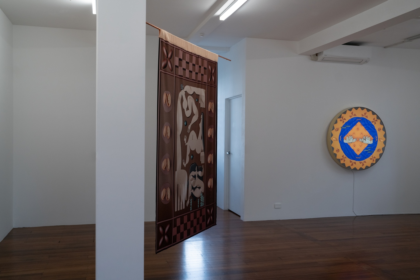 Etanah Lalau-Talapa, Off the mark(ings), 2024 (install view). Image credit: Bri Law